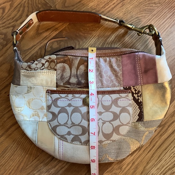 Vintage Y2K Coach Patchwork Hobo Bag 10019 - Picture 14 of 15